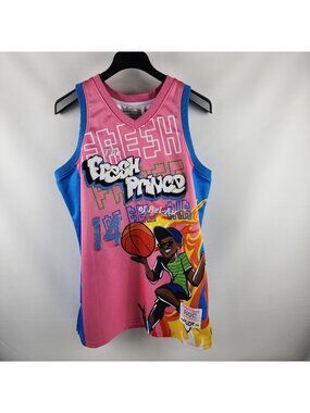 Headgear Classics Jersey Men 2XL Multi Fresh Prince of Bel Air Sleeveless Jersey